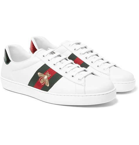 gucci men's white shoes|all white gucci shoes men.